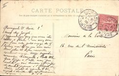 CPA Phare Entree de la baie de Quiberon Le phare de Teignouse