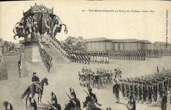 CPA Militaria Guerre de de 1870 Une messe solennelle au Camp de Chalons avant 1870 
