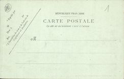 Vintage Postcard Militaria War of 1870 Le Mans Detail of the monument of Chanzy defense