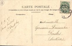 Vintage Postcard Militaria War of 1870 Ceffonds Monument of the combatants of 70 71