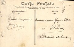 Vintage Postcard Militaria War of 1870 Courbevoie the monument of Defense