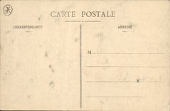 Postal Militaria Guerra del 1870 Batilly Frontera el monumento de conmemoración