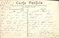 Vintage Postcard Militaria Guerre of 1870 Bernay Monument high has the memory of the dead soldiers in 1870 1871