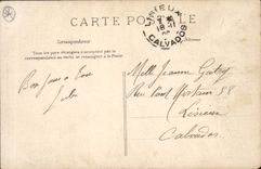 Vintage Postcard Militaria War of 1870 Courbevoie Monument of Defense