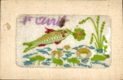 CPA Fantaisie Toilee Poisson