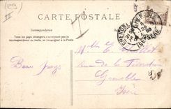 Postal Folclore un muchacho del Leon