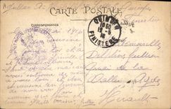 Postal Folclore Quimper Danza de la Gavota