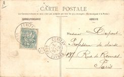 CPA Folklore Rosporden Le denouement