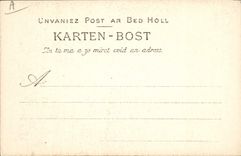 CPA Folklore Jeune fille de Lanriec