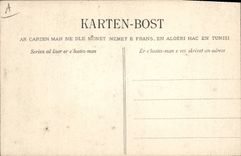 Postal Folclore Muchacha de Santo Jean del Dedo