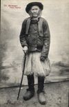 CPA Folklore Quimper Vieux breton