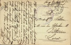 Postal Folclore la más bonita muchacha de Puente Sima