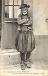 CPA Folklore Un vieux breton des environs de Chateaulin