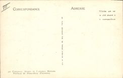 CPA Folklore Vieillard de Plomodiern Finistere