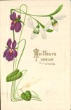 CPA Fantaisie Fleurs 