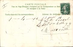 CPA Fantaisie Fleurs Poisson 1er Avril