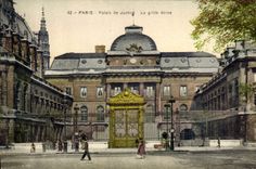 CPA Paris Palais de justice La grille doree