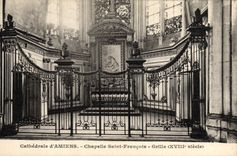 CPA Cathedrale d'Amiens Chapelle Saint Francois Grille