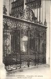 Vintage Postcard Cathedrale of Amiens Chapelle Roasts out of wrought iron