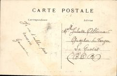 Vintage Postcard Paris the Montceau Park the grid