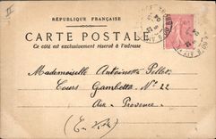 CPA Fantaisie (dessin a la main) Fleurs