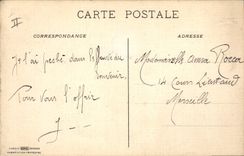 CPA Fantaisie (dessin a la main) Fleurs Poisson