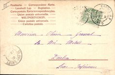 CPA Fantaisie (dessin a la main) Paysage