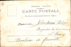 CPA Fantaisie (dessin a la main) Bateau