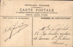 Vintage Postcard Fantasy (drawing has the hand) Children