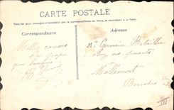 CPA Fantaisie (dessin a la main) Fleurs