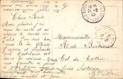 Vintage Postcard Fantasy Child Dog