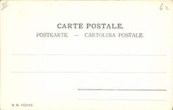 Vintage Postcard Fantasy Woman Lamb