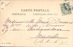 Vintage Postcard Fantasy Woman Rabbit Chicks Bells