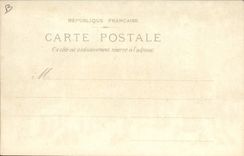 Postal Tarjeta Transparente París Exposición Universal 1900 la Vuelta al mundo