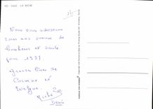 CPM Fantaisie La biche (décor en relief)