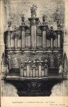 Vintage Postcard Organ Holy Narbonne Cathedral Just organ