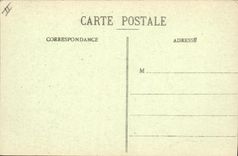 Vintage Postcard Phare Points St Mathieu Overall picture of the ruins