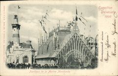 CPA Phare Paris Exposition Universelle 1900 Pavillons de la Marine marchande