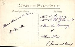 Vintage Postcard French Brighton by Cayeux on Sea the Headlight and the Semaphore