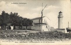 CPA Antibes Le Semaphore ND de Bon Port 