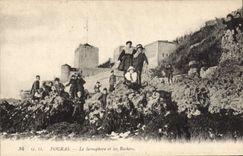 CPA Fouras Le Semaphore et les rochers Enfants 