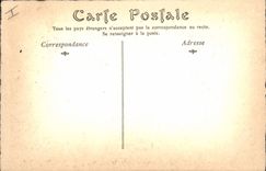 Vintage Postcard Militaria Events of 1871 Ruins of the castle of Saint Cloud Main staircase