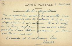 Vintage Postcard Militaria Monument Column commemorative of the battle of Went Montmirail