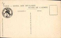 Vintage Postcard Militaria Museum of the army Aubert Protesters Alsace and Lorraine Paul Deroulede General Faidherbe Chanzy Keller Clemenceau Freycinet Gambetta
