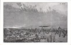 Vintage Postcard Militaria the dream