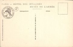 CPA Militaria Paris Hotel des Invalides Musee de l'Armee Le Triomphe de la Victoire par Scott 