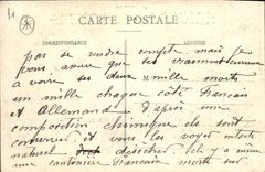 Vintage Postcard Militaria Sedan General the Marguerite wounds on the plate of Floing