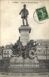 Vintage Postcard Militaria Monument Le Mans Rules of General Chanzy