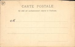 Vintage Postcard Militaria Monument of 1870 Holy Villeneuve Georges