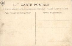 Vintage Postcard Militaria Monument 1870 1871 Champigny on the Marne